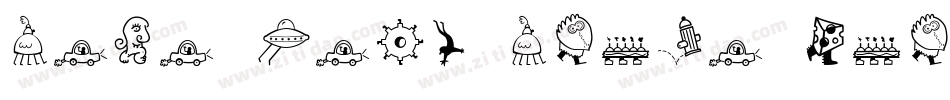 Mini Pics Mardi Gras Hip字体转换